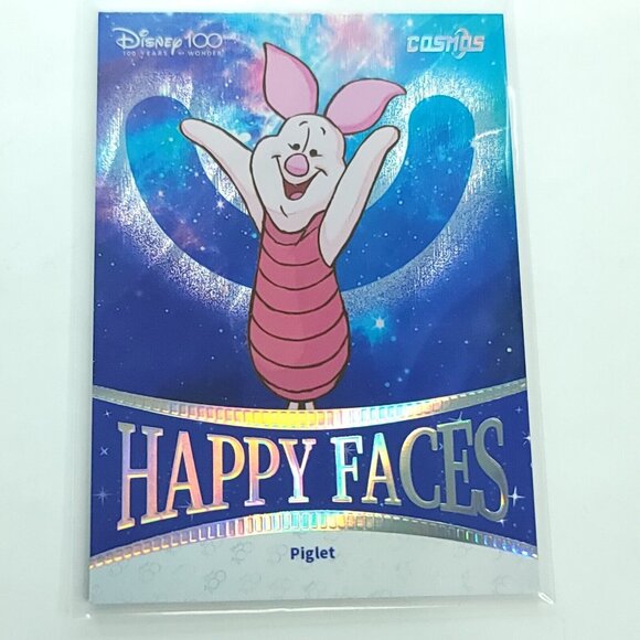 Piglet 2023 Kakawow Cosmos Disney 100 ALL-STAR Happy Faces 134/169 Limited